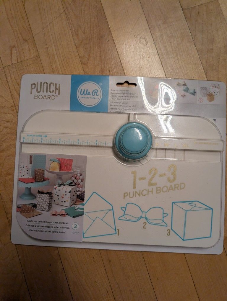 We R Memory Keepers 123 Punch Board