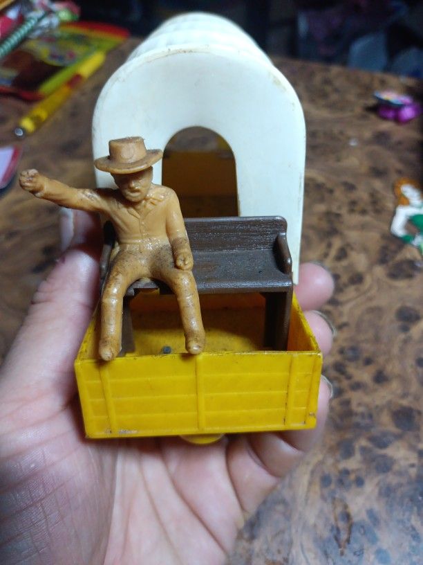 1970s Processed Plastic Stagecoach Toy