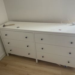 white ikea dresser