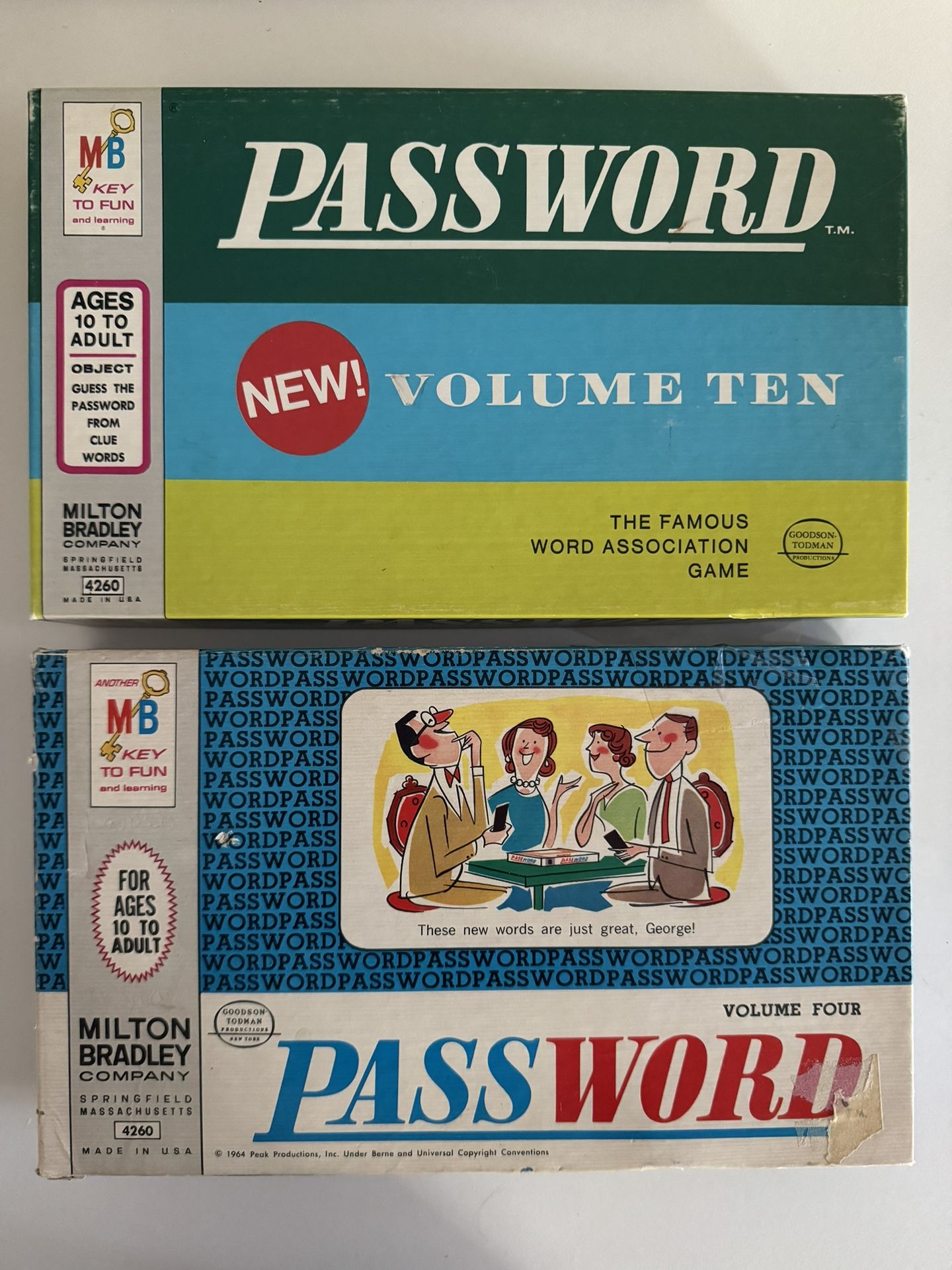Vintage 1964 1970 Password Board Game Bundle COMPLETE
