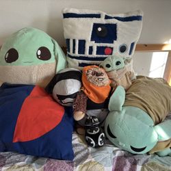 Star Wars Themed Pillows And Stuffed Animals 