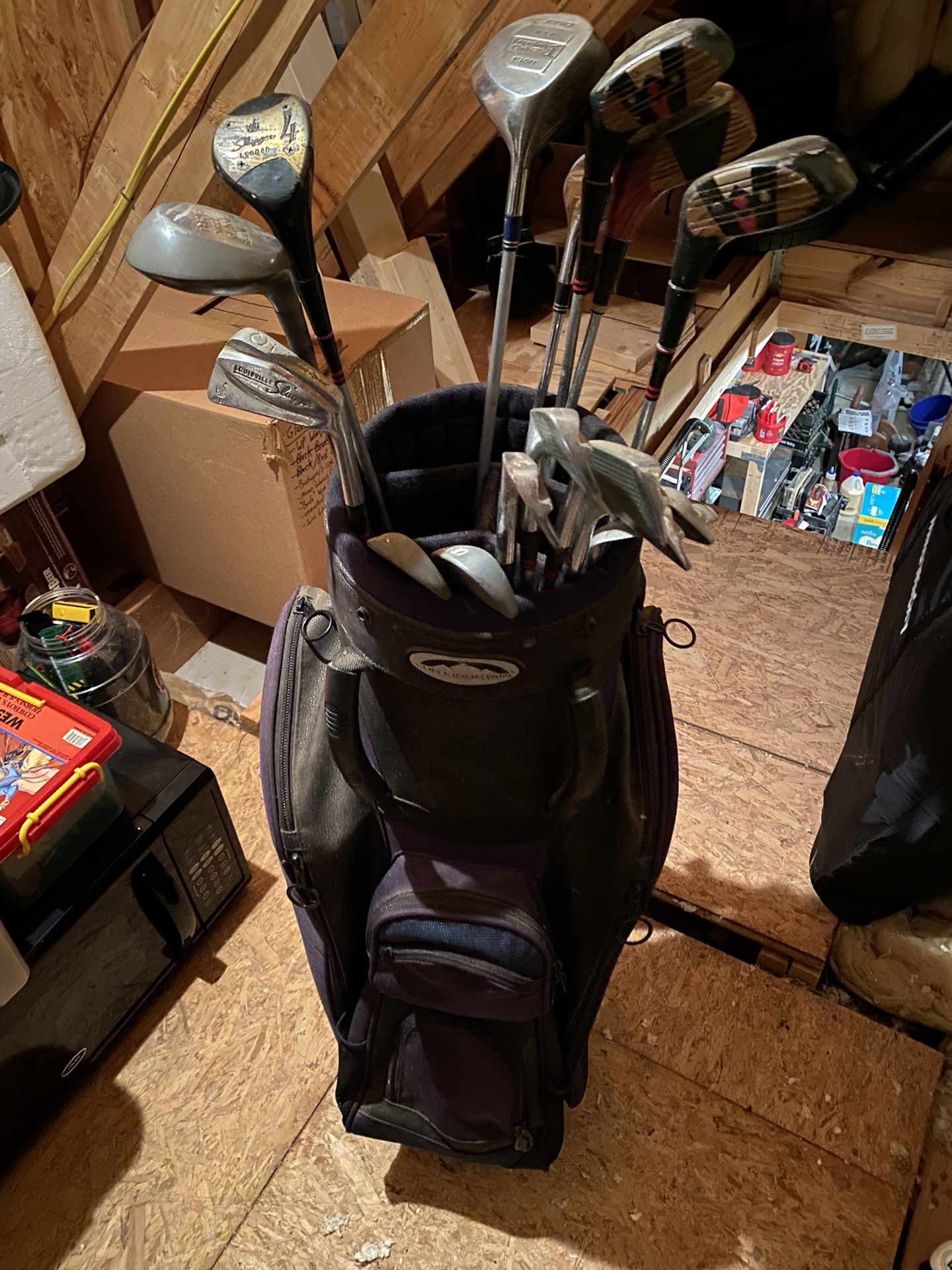 Golf Bag And Clubs