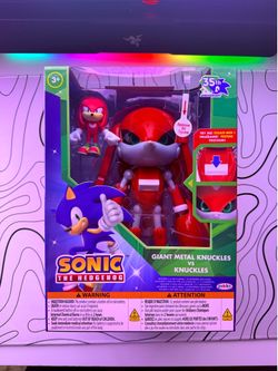 Sonic The Hedgehog Giant Metal Knuckles Vs Knuckles