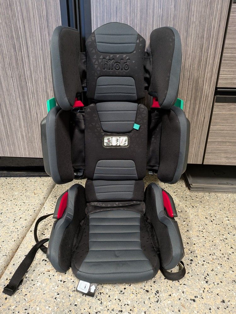 Foldable High Back Booster Car Seat (With Seat Cover)