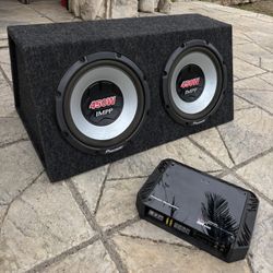 Dual 12’s With Box & Amp Setup
