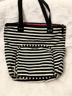 Kate Spade Foldable Striped Tote