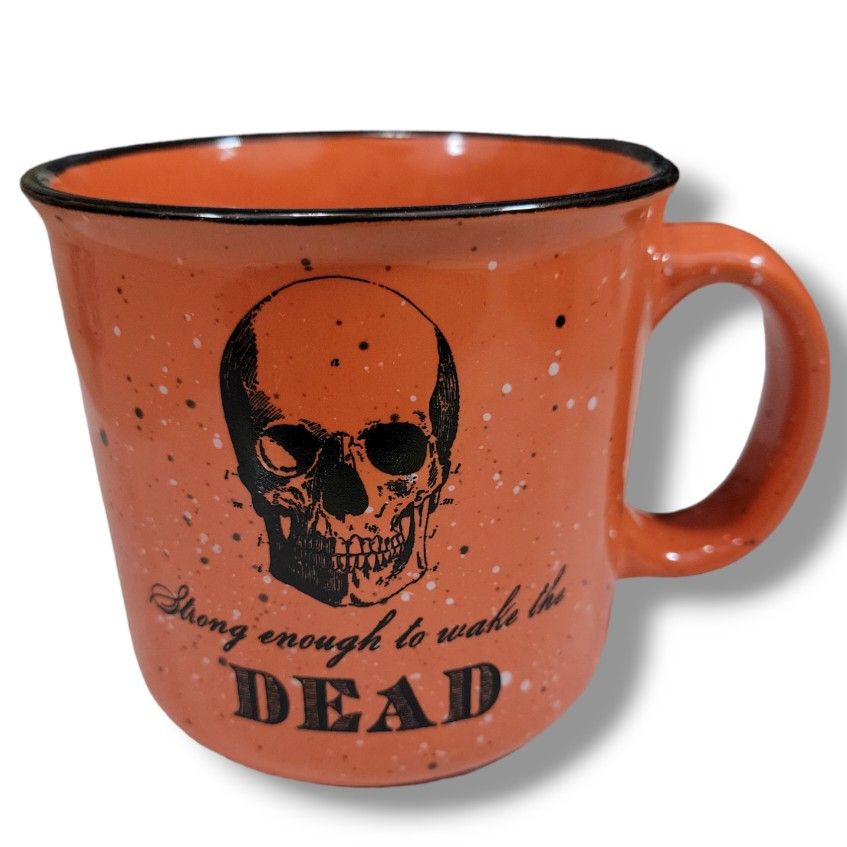 Prima Design Mug Skull Mug "Strong Enough to Wake The Dead" 16oz Mug Coffee Mug Tea Cup
EUC Excellent Used Condition
See Pictures For Condition
