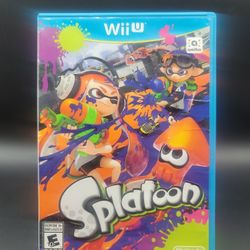 Nintendo Wii U Splatoon ( Complete  ) Tested & Working 