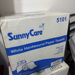 12 rolls of commercial paper towels