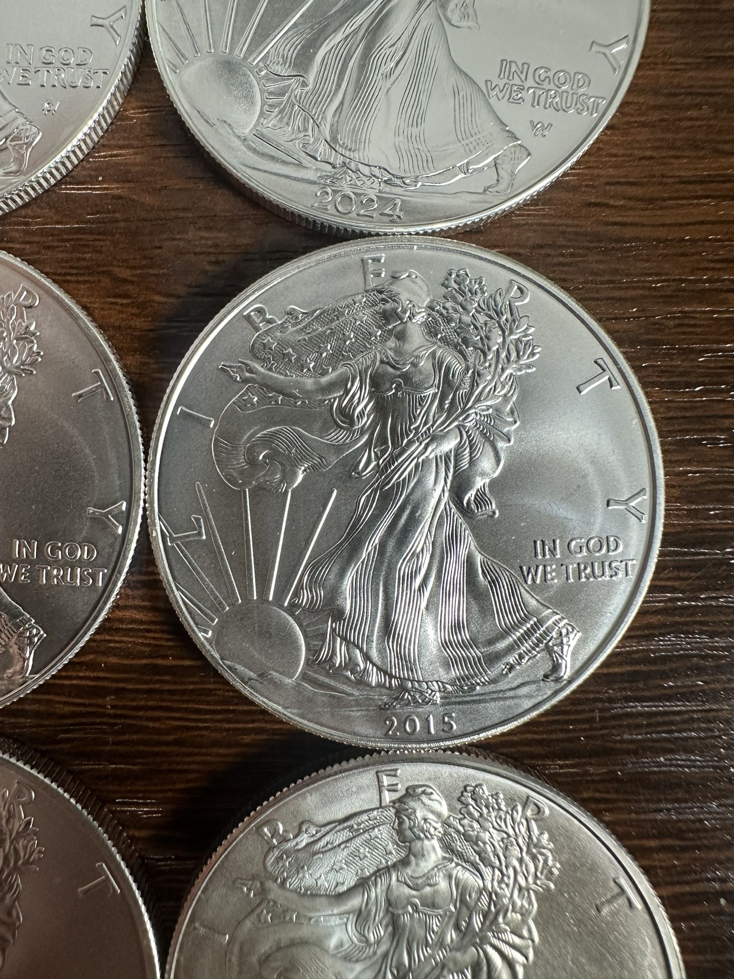 Roll Of American Silver Eagles (20) Mixed Dates