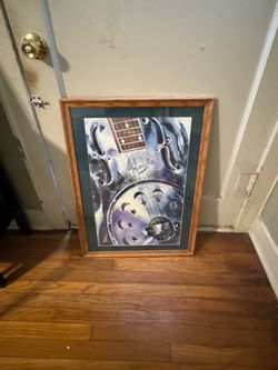FRAMED GUITAR ARTWORK