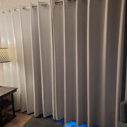 Blackout Curtains, Rods, And Brackets