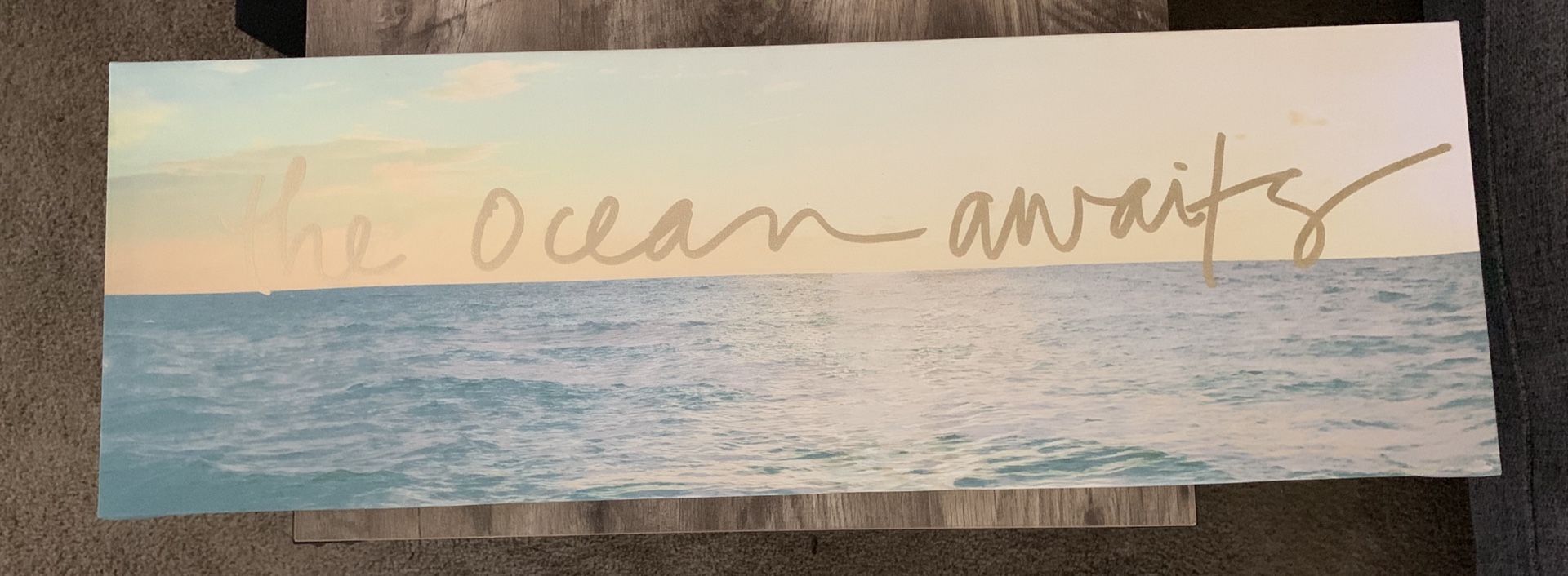 Beach theme canvas wall art