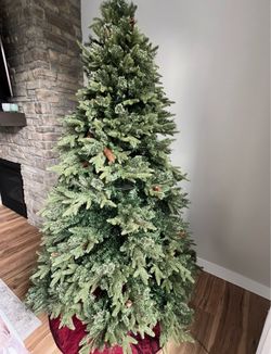 7.5” Christmas tree (artificial) -used