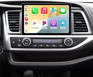 Car Stereo Radio Toyota Highlander 2014 2015 2016 2017 2018 2019, Apple CarPlay Android Auto, 10.2” Touch Screen Head Units, Backup Camera