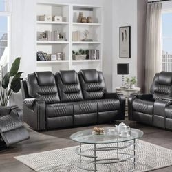 Harry 3pc Reclinables Set Grey 😍😍