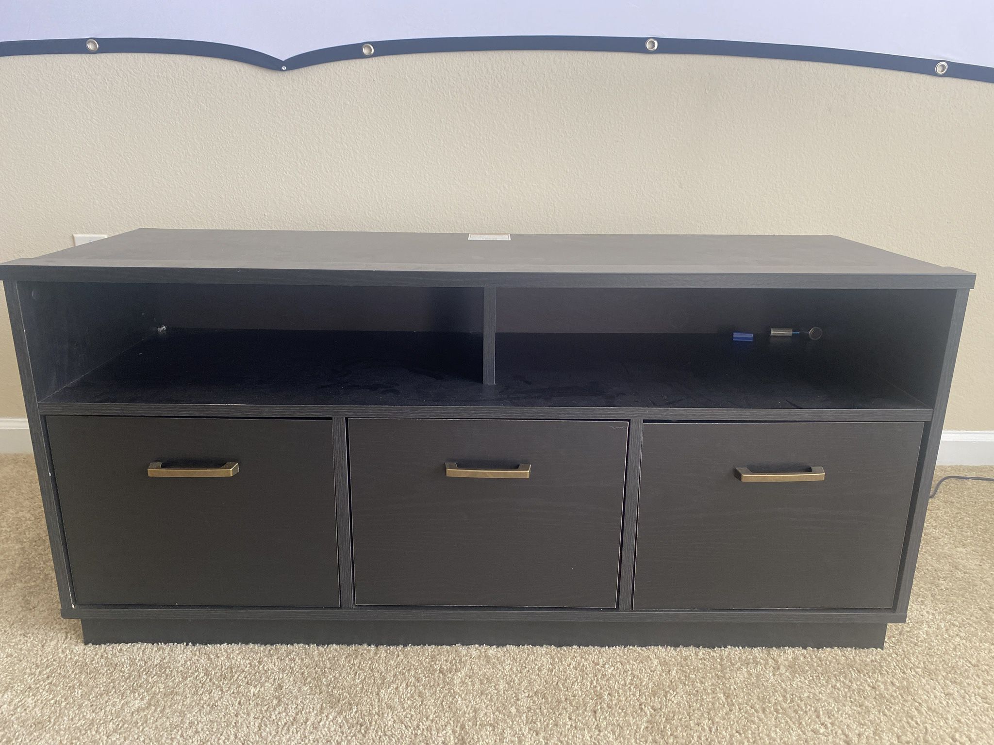 TV Stand (Black Color) For $75