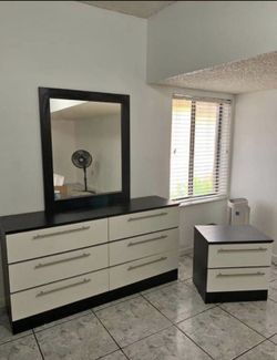 Dresser + Mirror + Nightstand