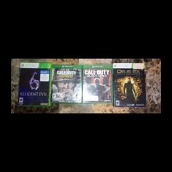 4 Xbox One And Xbox 360 Games Excellent Condition