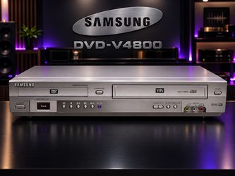 Samsung DVD-V4800 VCR & DVD Combo Player w/Remote - Serviced