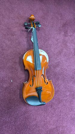 Acoustic Violin with Black Fittings