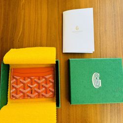 Brand New Rare Classic Goyard Card Holder Wallet Limited
