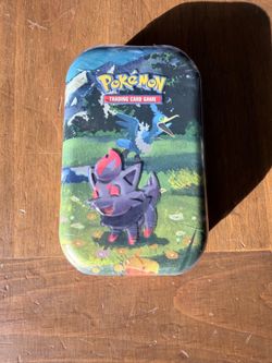 Pokémon Mini Tin Sealed – Zorua Artwork – Trading Card Game