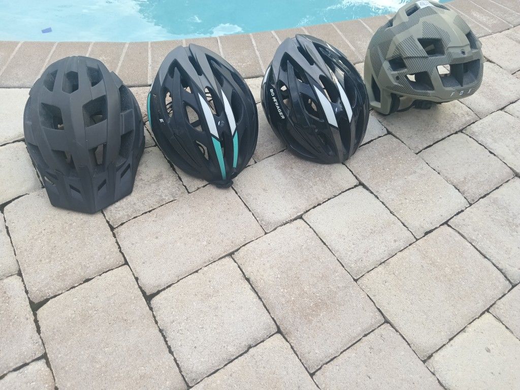Various Bicycle Helmets $10 Each