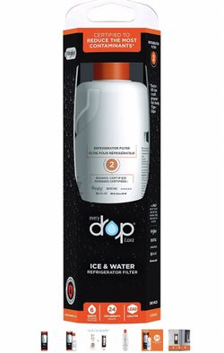 EveryDrop by Whirlpool Refrigerator Water Filter 2, Pack of 1 (Packaging may vary)