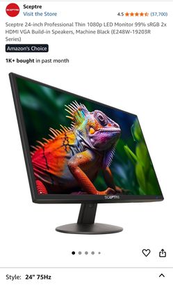 Sceptre 24” Professional 1080p LED Monitor – Excellent Condition!
