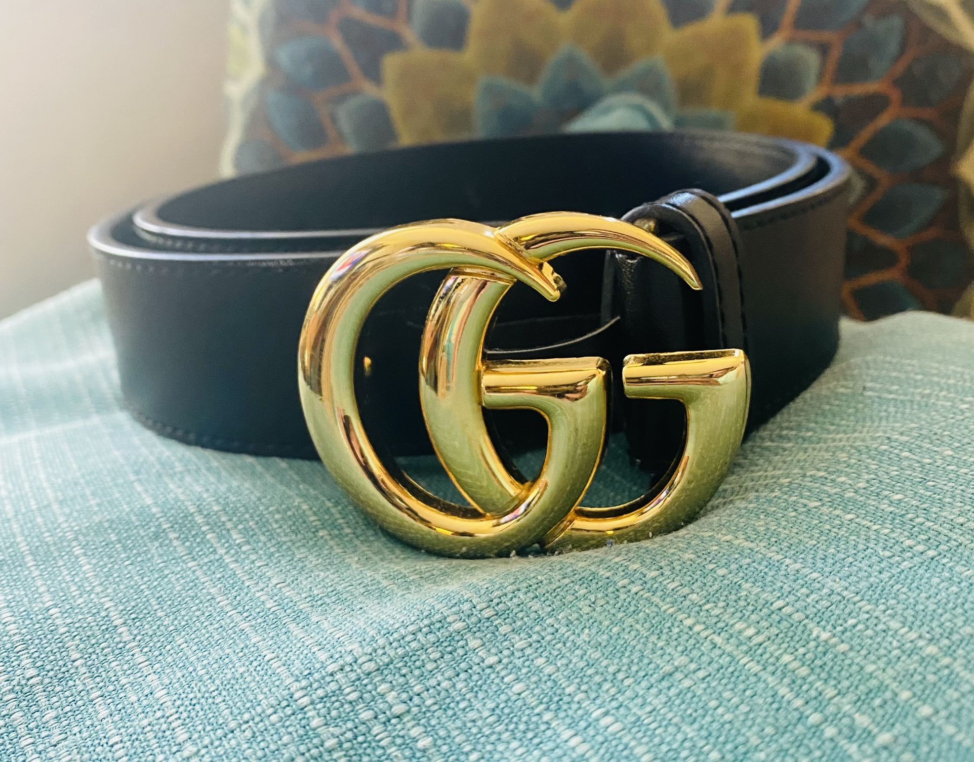 Buckle Belt Belt Gucci Gucci GG Marmont Leather Belt With Shiny Belt