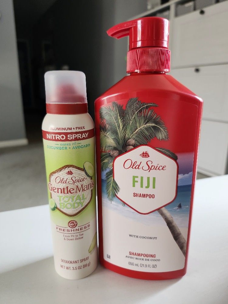 Old Spice Shampoo And Deodorant Spray