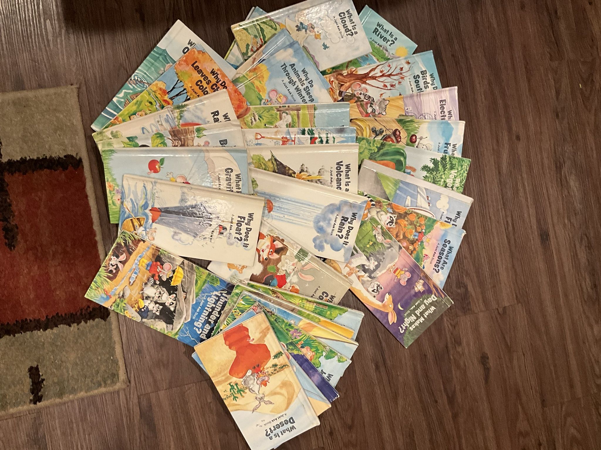 Vintage Set of 32 Weekly Reader Just Ask Books What Is