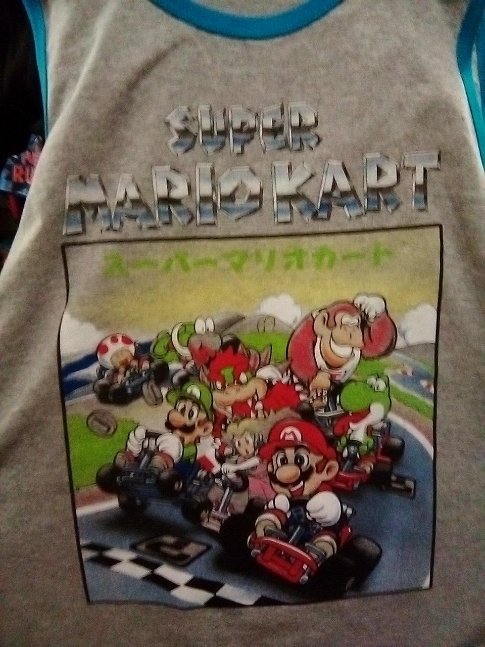 Mario kart muscle tee