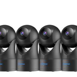 owltron Indoor Security Camera, 360 Pan/Tilt Home Cameras with Motion Detection, Pet Cam with Phone App, 2K WiFi Baby Monitor with Night Vision & Two