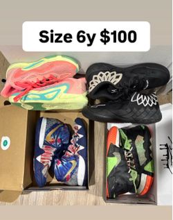 Jordan’s Nikes lamelos khawi size 6y all for $100