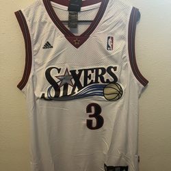 Allen Iverson Sixers Jersey Size L