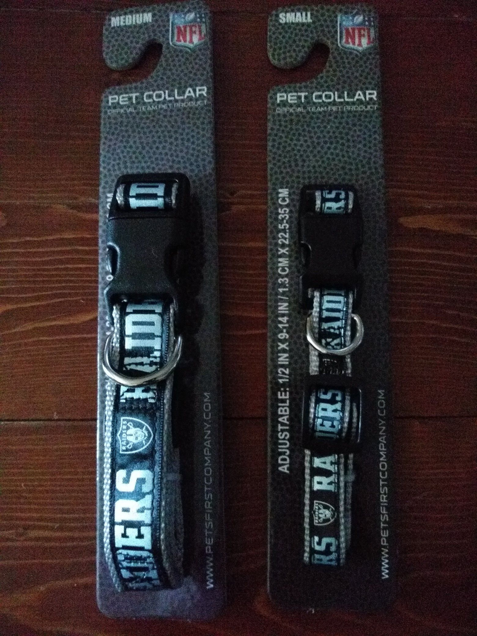 New Oakland Raider Dog Collars