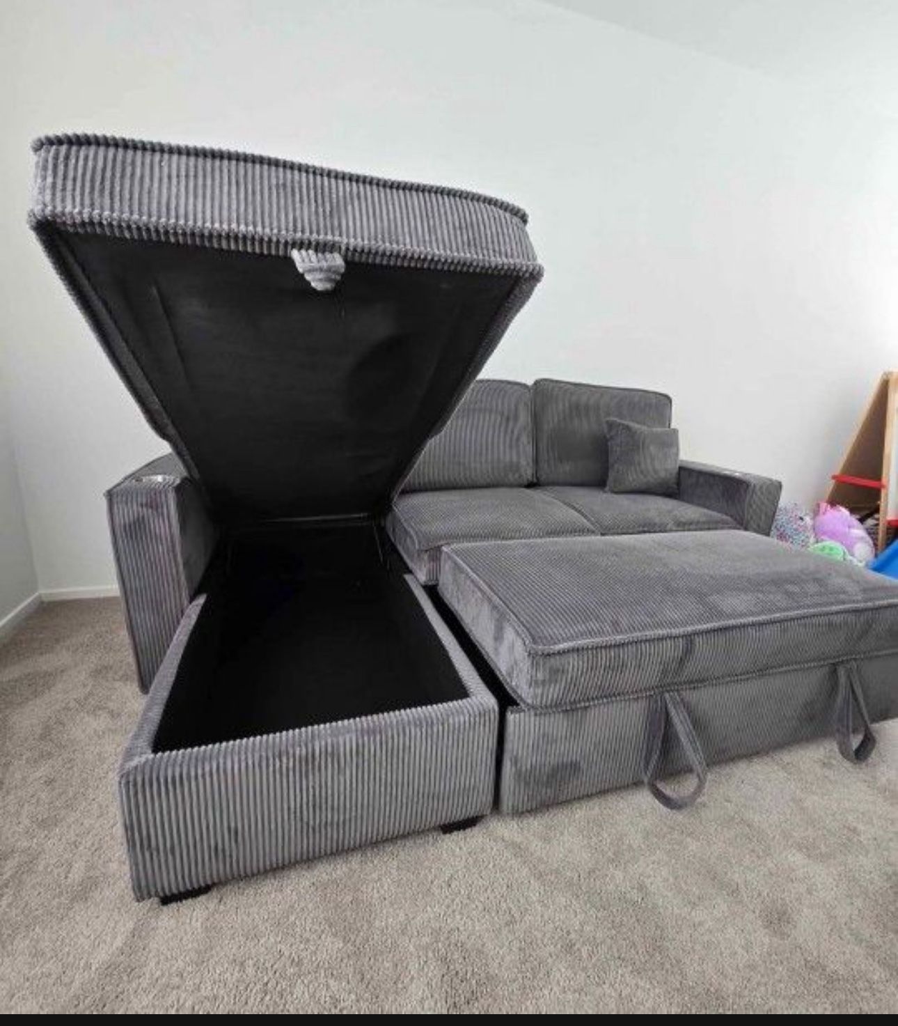 Corduroy Couch New In Box / USB 