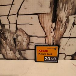 Kodak 20MB Picture Card CompactFlash CF Digital Camera Memory Card