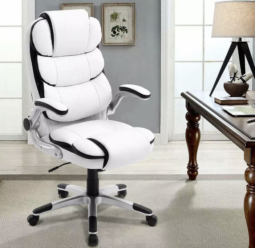 Yamasoro Black White Ergonomic Office Desk Chair