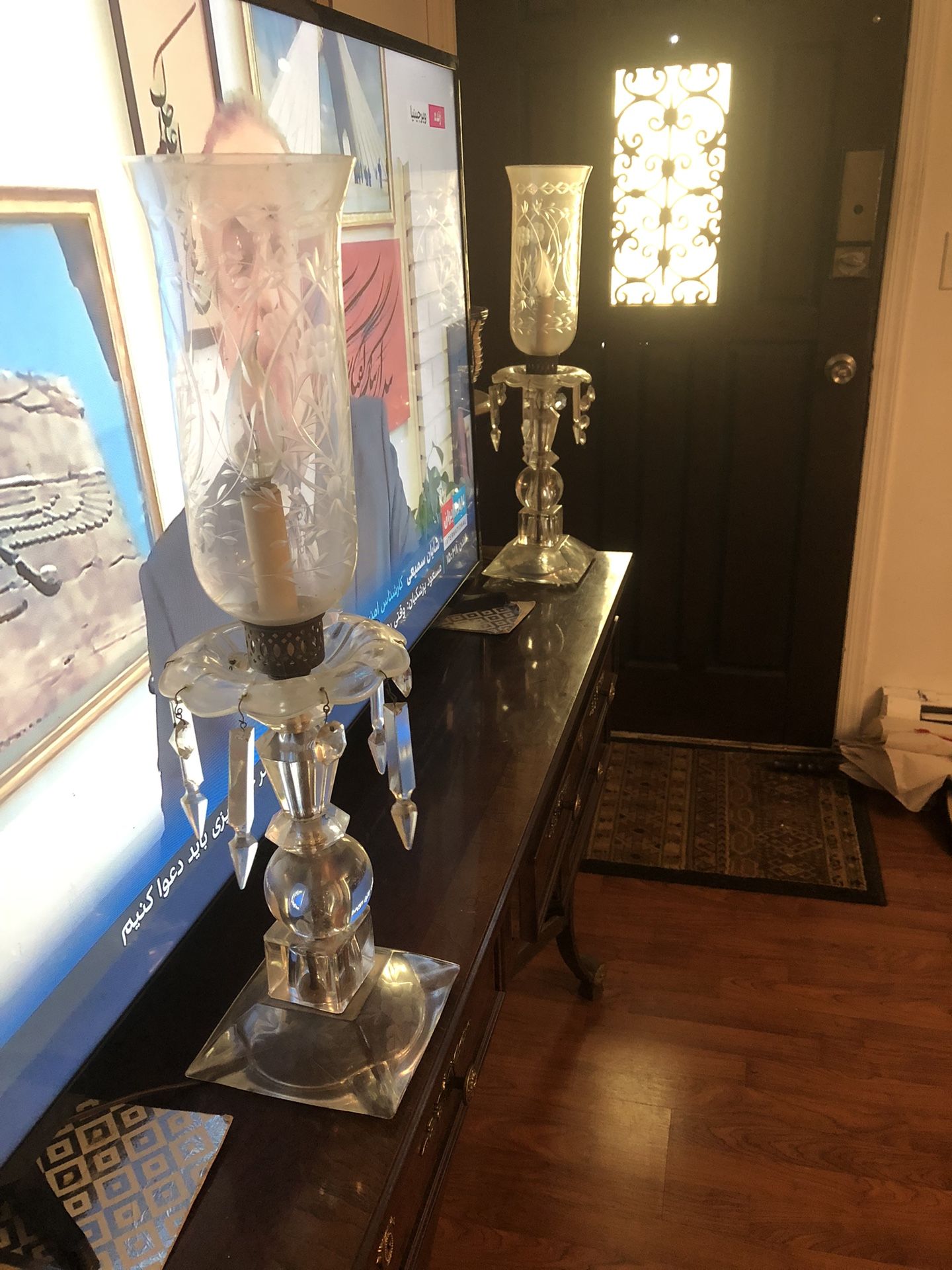 Two Antique Lamps