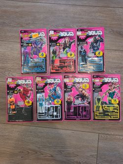 GI JOE ARAH 1993 Ninja Force (Set Of 7) 3-3/4 VTG NEW MOC