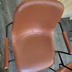 4 Leather Dining Chairs 