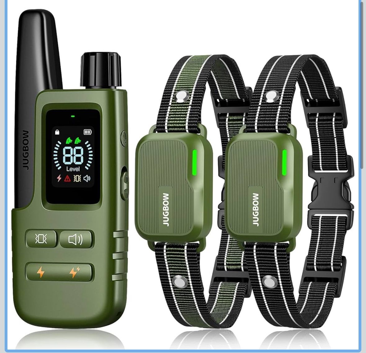 Jugbow Dog Shock Collar 2 Dogs (10-120Lbs)