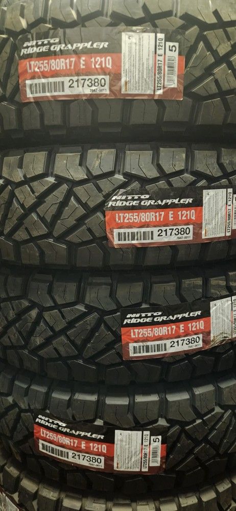 255/70/18 Nitto Or Toyo New Tires