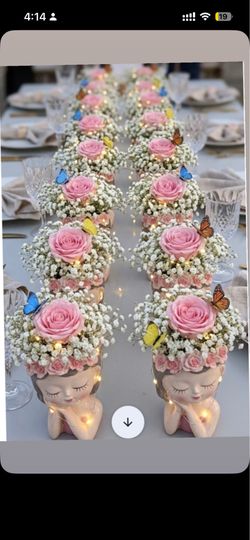 Fairy theme party decor (10 vases)
