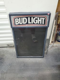 Bud Light Light Up Sign