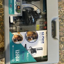 Amscope beginner microscope with slide 