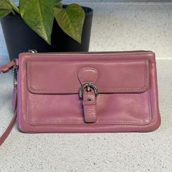 Pink Coach Soho Wristlet 